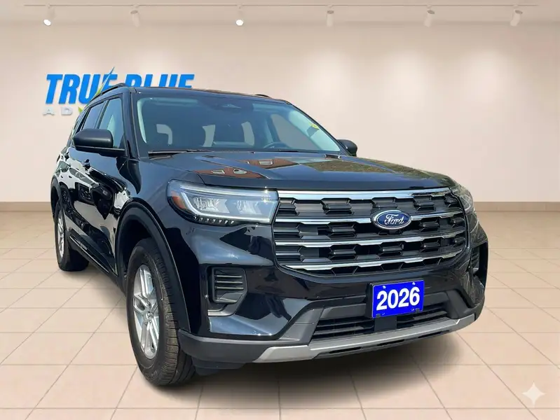 2026 Ford Explorer Active 200A, černá, dovoz Kanada — foto 6 z 12