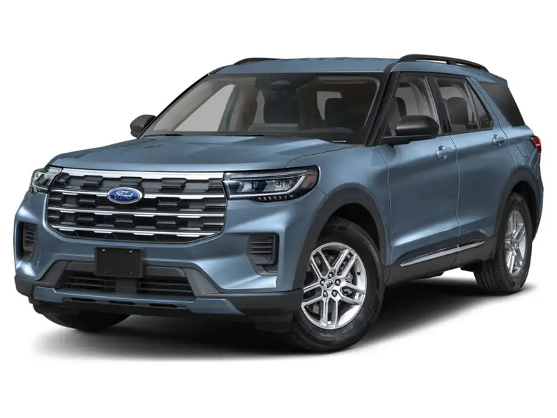 2026 Ford Explorer Active, modrá, 14 km, dovoz Kanada — foto 1 z 12 2026 Ford Explorer Active, modrá, 14 km, dovoz Kanada — foto 1 z 12