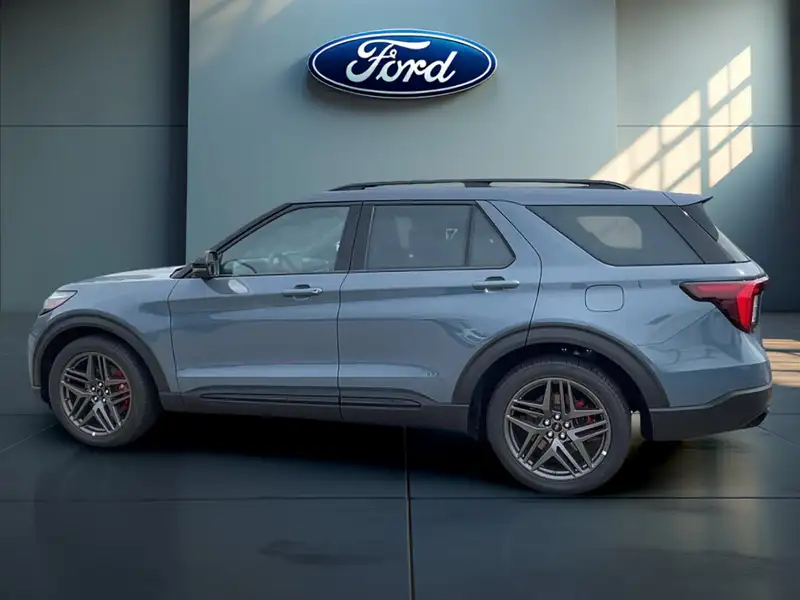 2026 Ford Explorer ST, modrá, 0 km, dovoz Kanada — foto 3 z 12