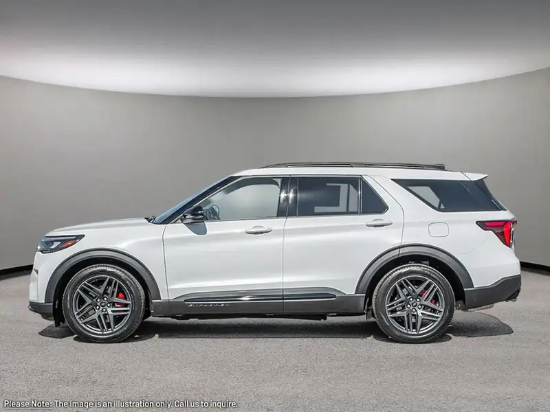 2026 Ford Explorer ST, bílá, 10 km, dovoz Kanada — foto 3 z 12