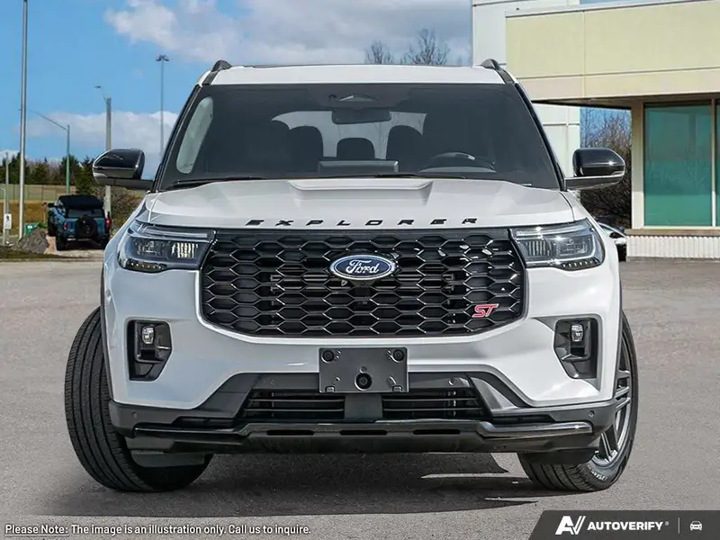 2026 Ford Explorer ST, bílá, 1 km, dovoz Kanada — foto 3 z 12