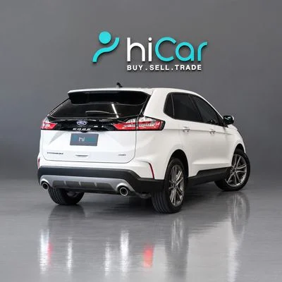 2022 Ford Edge, bílá, 45 810 km, dovoz SAE — foto 3 z 14