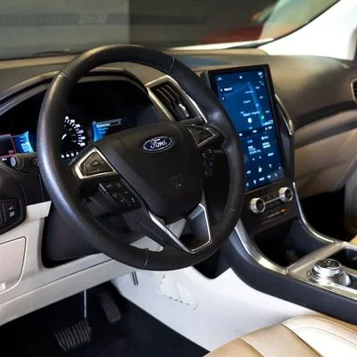 2022 Ford Edge, bílá, 45 810 km, dovoz SAE — foto 7 z 14
