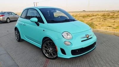 2012 Abarth 500, modrá, 63 365 km, dovoz SAE — foto 2 z 17