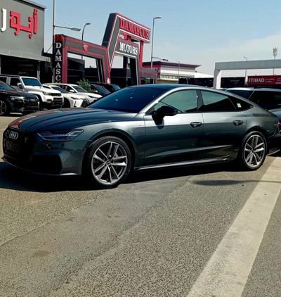 2022 Audi A7, stříbrná, 121 674 km, dovoz SAE — foto 3 z 16