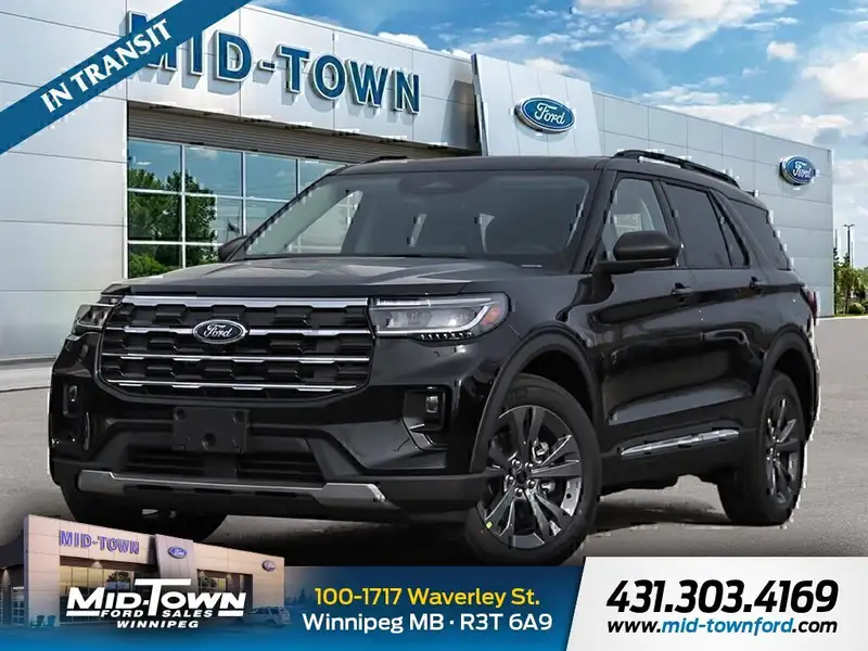 2026 Ford Explorer Active w/200A Pkg, černá, 20 km, dovoz Kanada — foto 1 z 12 2026 Ford Explorer Active w/200A Pkg, černá, 20 km, dovoz Kanada — foto 1 z 12