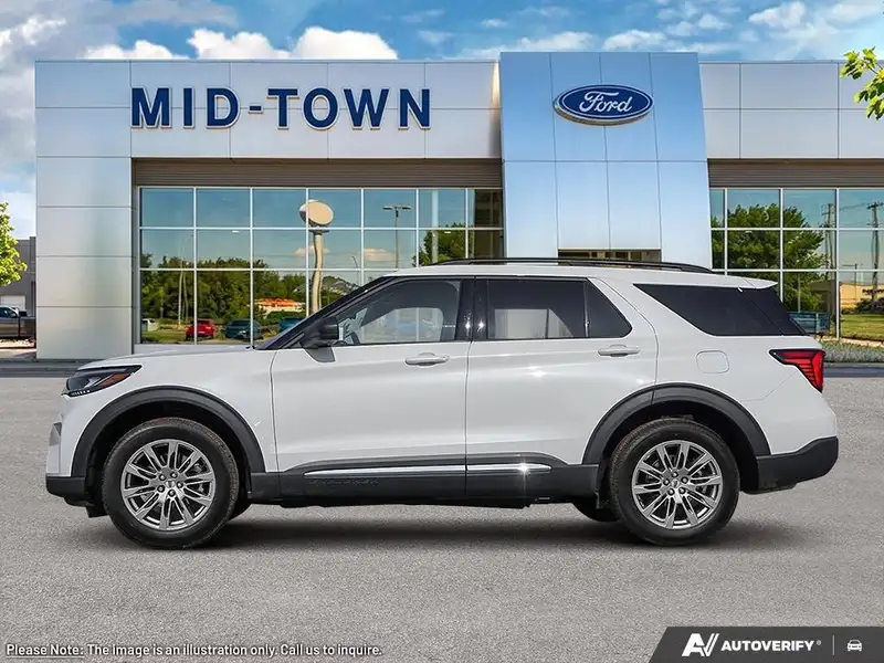 2026 Ford Explorer Active w/200A Pkg, bílá, 20 km, dovoz Kanada — foto 3 z 12