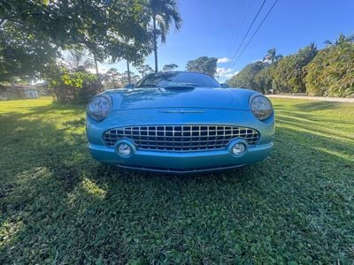 2002 Ford Thunderbird, modrá, 80 467 km, dovoz SAE — foto 2 z 16