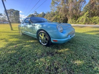 2002 Ford Thunderbird, modrá, 80 467 km, dovoz SAE — foto 4 z 16