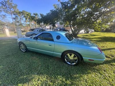 2002 Ford Thunderbird, modrá, 80 467 km, dovoz SAE — foto 6 z 16