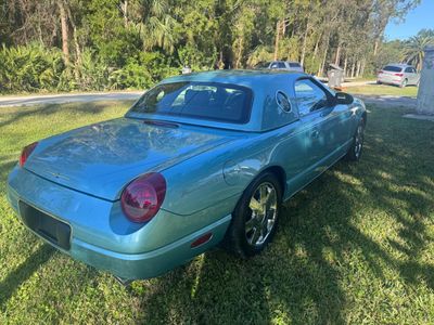 2002 Ford Thunderbird, modrá, 80 467 km, dovoz SAE — foto 7 z 16