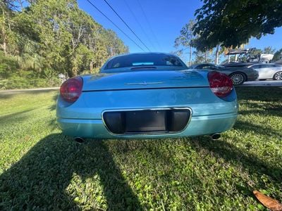 2002 Ford Thunderbird, modrá, 80 467 km, dovoz SAE — foto 8 z 16
