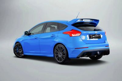 2016 Ford Focus RS, modrá, 83 640 km, dovoz SAE — foto 2 z 16