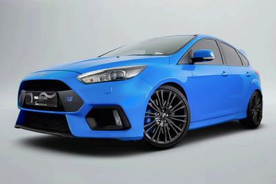 2016 Ford Focus RS, modrá, 83 640 km, dovoz SAE — foto 5 z 16