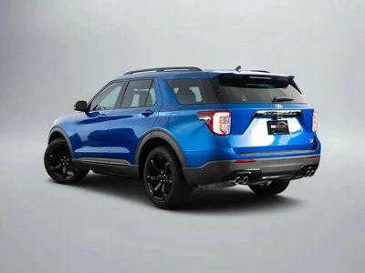 2021 Ford Explorer ST, modrá, 110 377 km, dovoz SAE — foto 2 z 15