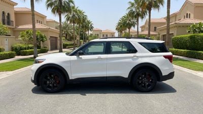 2022 Ford Explorer, bílá, 74 730 km, dovoz SAE — foto 3 z 16