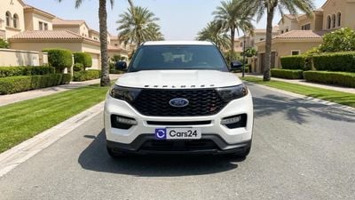 2022 Ford Explorer, bílá, 74 730 km, dovoz SAE — foto 6 z 16