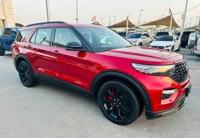 2022 Ford Explorer ST, červená, 133 000 km, dovoz SAE — foto 3 z 16