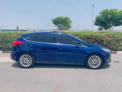2015 Ford Focus TITANIUM, modrá, 70 500 km, dovoz SAE — foto 3 z 9
