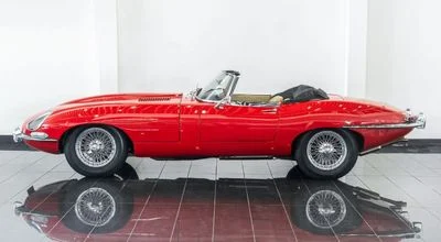 1967 Jaguar E-TYPE, červená, 80 105 km, dovoz SAE — foto 5 z 16