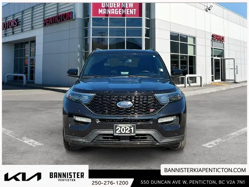 2021 Ford Explorer ST, černá, 81 922 km, dovoz Kanada — foto 2 z 12