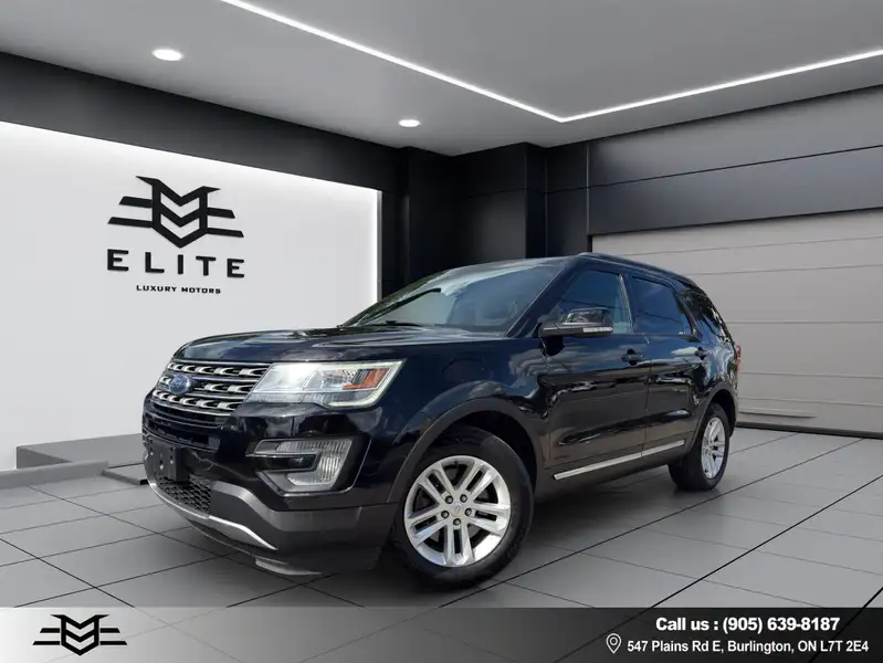 2017 Ford Explorer XLT - V6 - Navigation System - Backup Camera !!!!, černá, 130 000 km, dovoz Kanada — foto 3 z 12