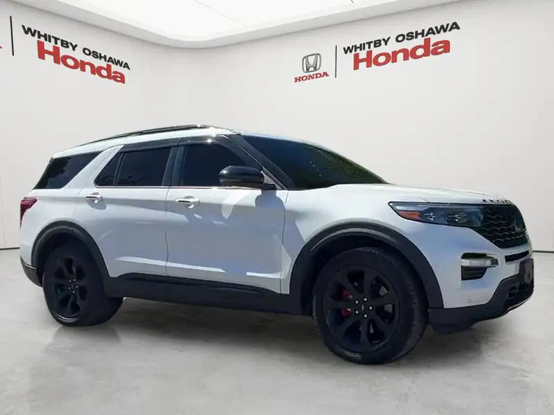 2020 Ford Explorer ST, bílá, 104 200 km, dovoz Kanada — foto 10 z 12