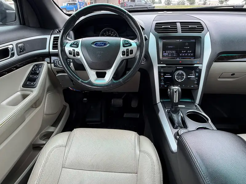 2014 Ford Explorer Limited, šedá, 125 538 km, dovoz Kanada — foto 8 z 12