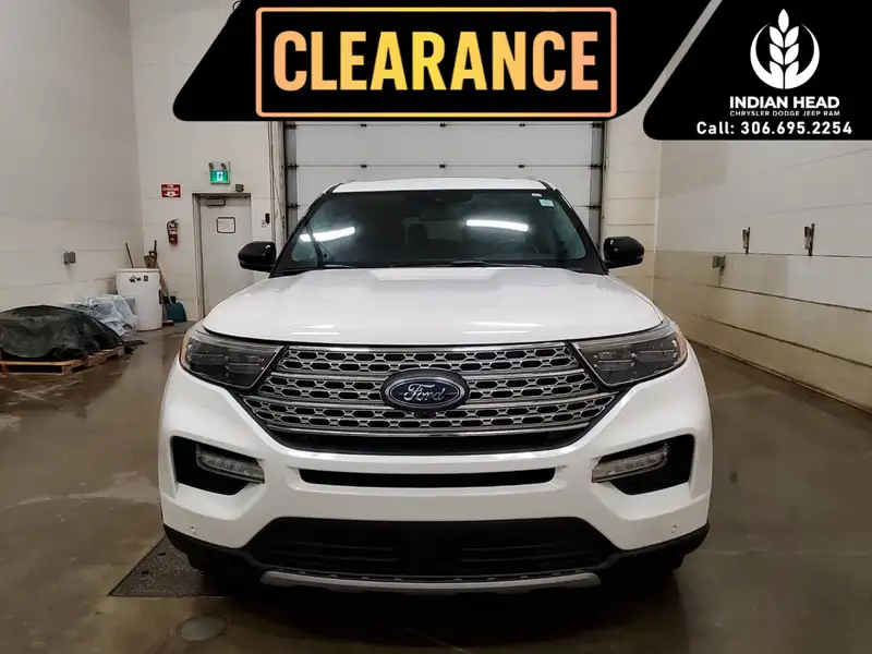 2023 Ford Explorer Limited 4WD, bílá, 140 000 km, dovoz Kanada — foto 9 z 12