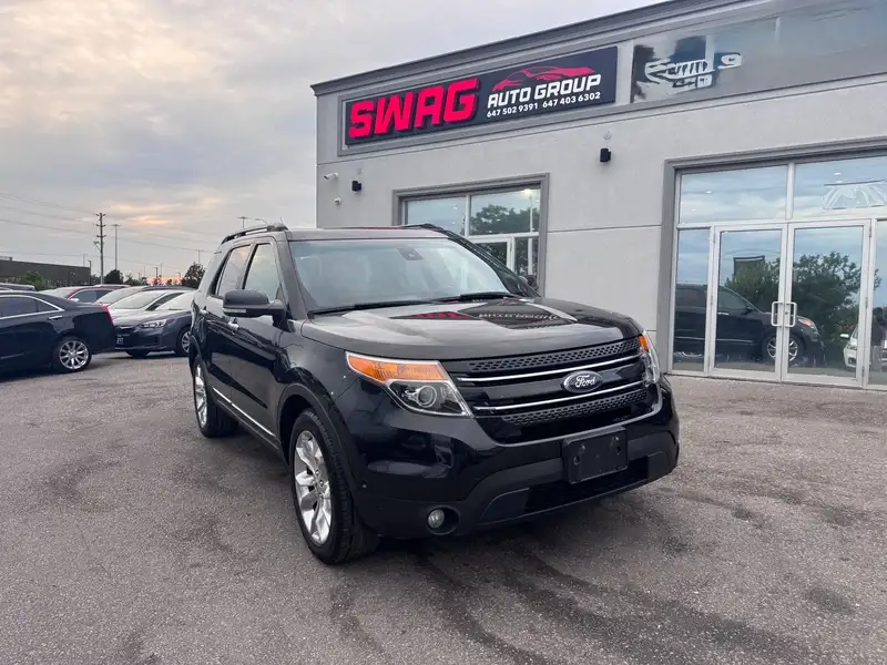 2015 Ford Explorer Limited, černá, 213 532 km, dovoz Kanada — foto 2 z 12