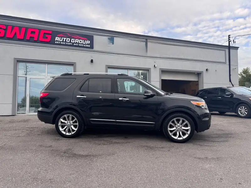 2015 Ford Explorer Limited, černá, 213 532 km, dovoz Kanada — foto 3 z 12