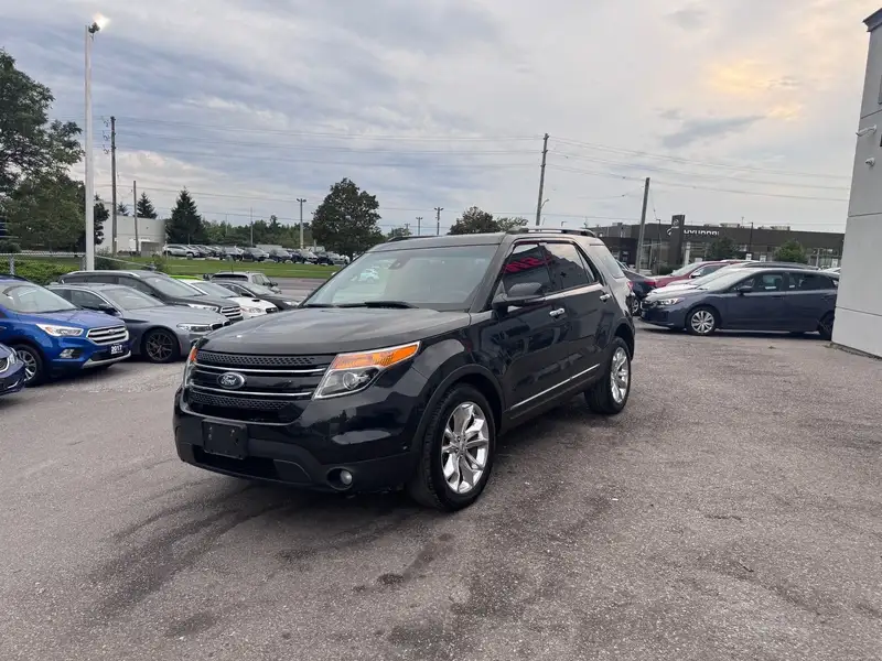 2015 Ford Explorer Limited, černá, 213 532 km, dovoz Kanada — foto 8 z 12