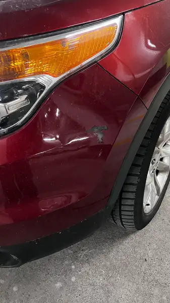 2014 Ford Explorer XLT, červená, 120 000 km, dovoz Kanada — foto 2 z 12