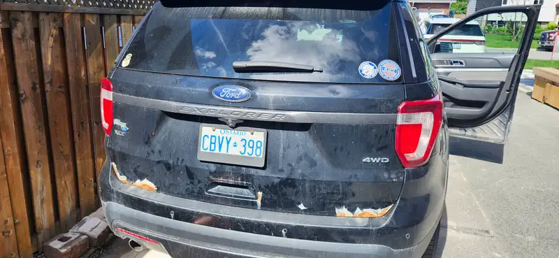 2017 Ford Explorer XLT, černá, 184 000 km, dovoz Kanada — foto 11 z 12