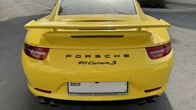 2012 Porsche 911, žlutá, 77 240 km, dovoz SAE — foto 14 z 14