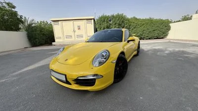 2012 Porsche 911, žlutá, 77 240 km, dovoz SAE — foto 3 z 14