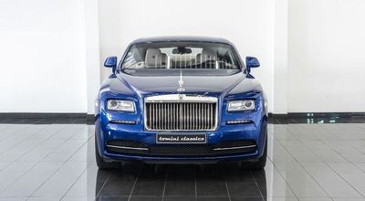 2015 Rolls-Royce Wraith STANDARD, modrá, 28 000 km, dovoz SAE — foto 3 z 16