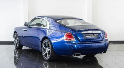 2015 Rolls-Royce Wraith STANDARD, modrá, 28 000 km, dovoz SAE — foto 4 z 16