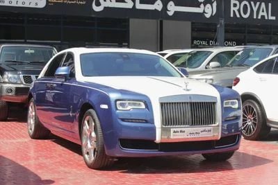 2016 Rolls-Royce Ghost SWB, modrá, 70 000 km, dovoz SAE — foto 3 z 16