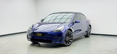 2023 Tesla Model 3 PERFORMANCE, modrá, 65 000 km, dovoz SAE — foto 3 z 16