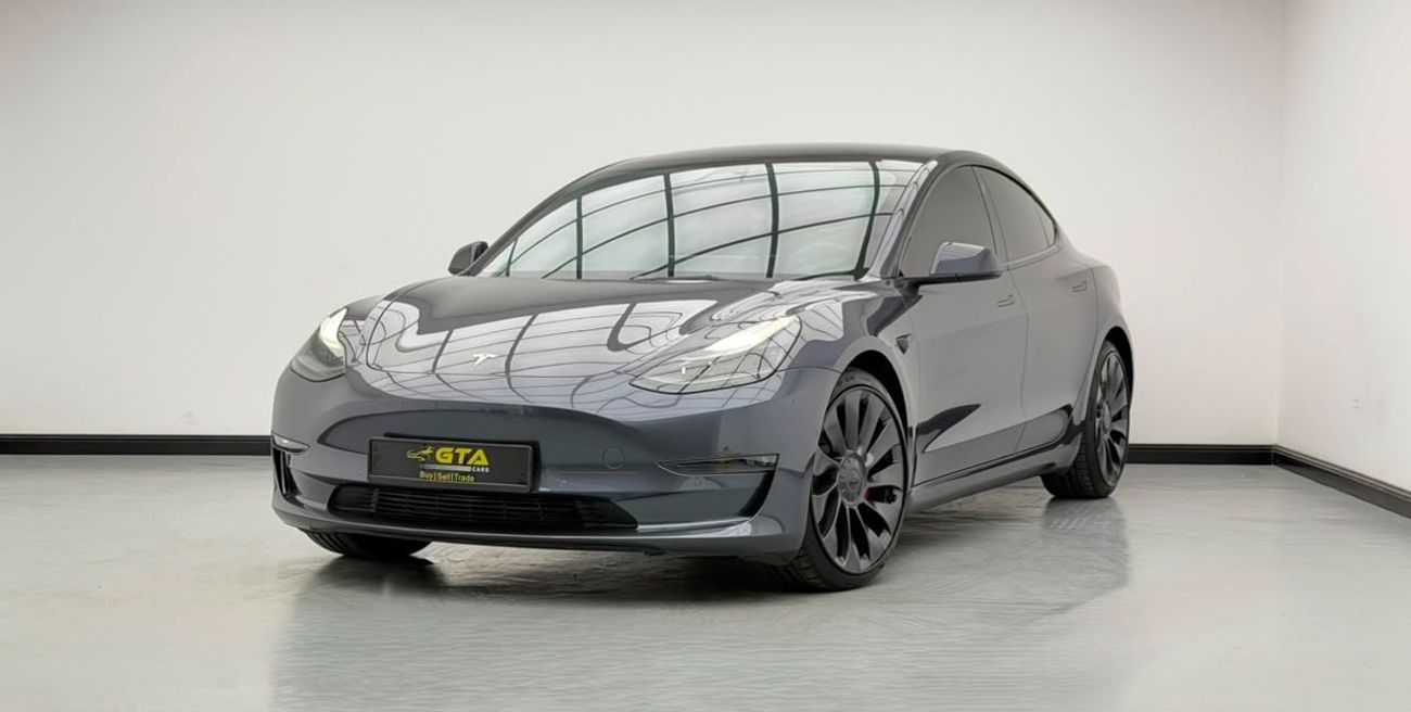 2023 Tesla Model 3 PERFORMANCE, šedá, 26 677 km, dovoz SAE — foto 1
