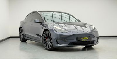 2023 Tesla Model 3 PERFORMANCE, šedá, 26 677 km, dovoz SAE — foto 3 z 16