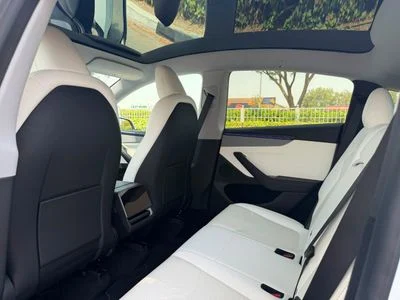 2025 Tesla Model Y LONG RANGE, bílá, 33 000 km, dovoz SAE — foto 8 z 16