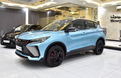 2025 Geely Coolray GF PLUS, modrá, 22 000 km, dovoz SAE — foto 3 z 16