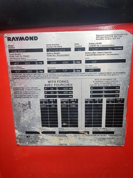 2007 Raymond RSS40, dovoz Kanada — foto 12 z 12