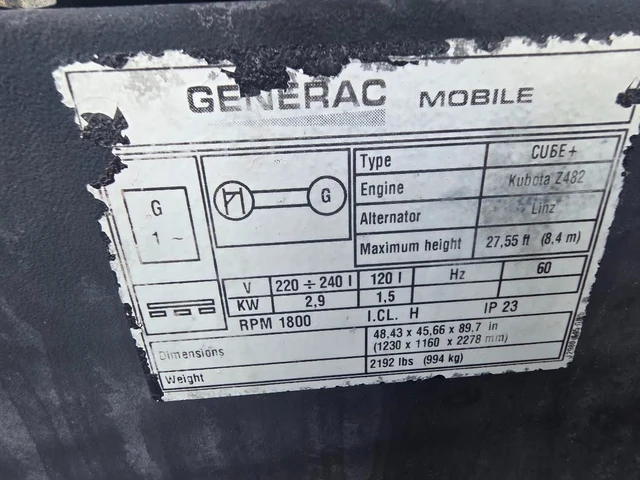 Kubota GENERAC, dovoz Kanada — foto 4 z 5