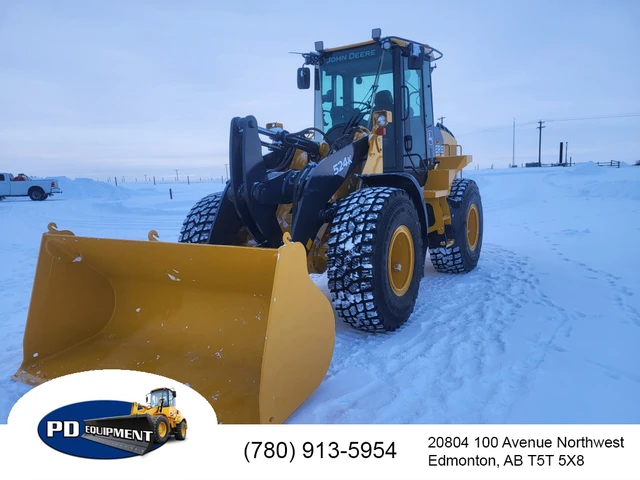 2017 John Deere 524K, 1 mth, dovoz Kanada — foto 2 z 5