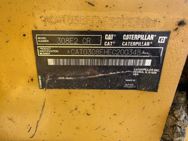 2015 Caterpillar 308E2, 1 mth, dovoz Kanada — foto 2 z 5