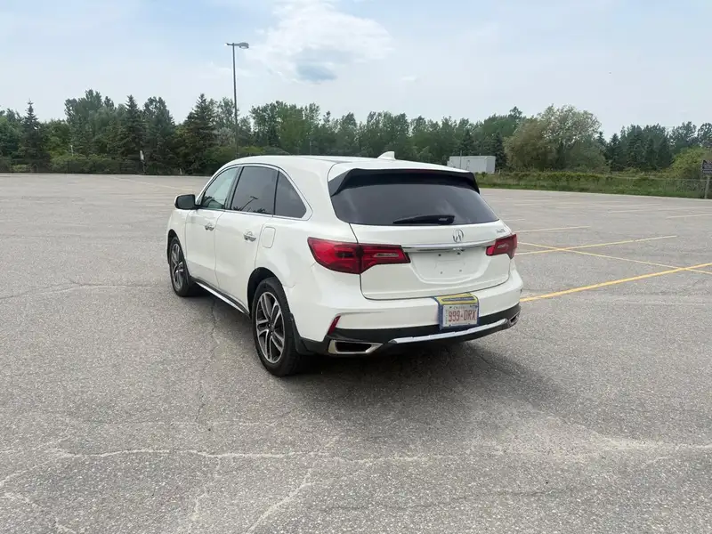 2017 Acura MDX Technology Package, bílá, 145 988 km, dovoz Kanada — foto 4 z 12