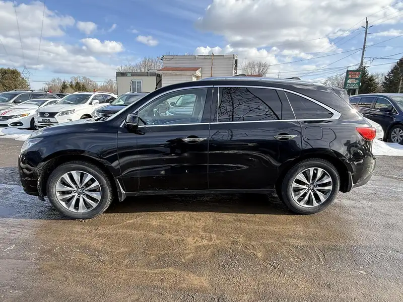 2014 Acura MDX Tech pkg, černá, 165 337 km, dovoz Kanada — foto 2 z 12